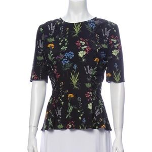 Altuzarra Silk floral print blouse